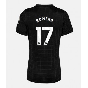 Damen Fußballbekleidung Tottenham Hotspur Cristian Romero #17 Auswärtstrikot 2025-26 Kurzarm
